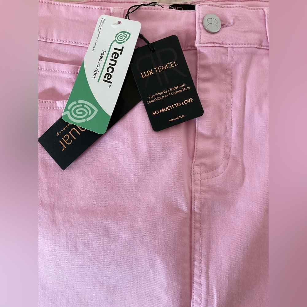 Pink Denim Skirt - Picture 3 of 7